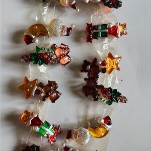 Festive Holiday Ornament Hair Clips - set of 12